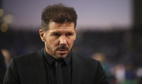  Pelatih kepala Atletico Madrid Diego Simeone