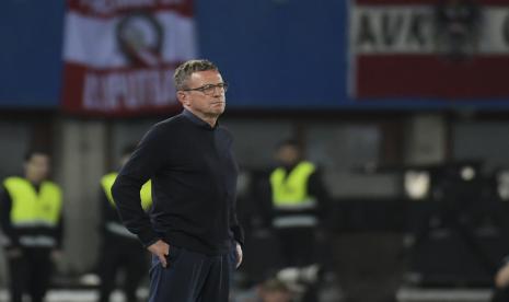 Pelatih kepala Austria Ralf Rangnick.