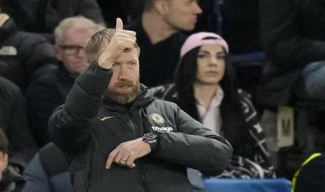  Pelatih kepala Chelsea Graham Potter. 