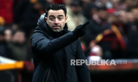 Pelatih Barcelona Xavi Hernandez. Musim depan Barca memprioritaskan untuk mencari empat pemain anyar di berbagai posisi.