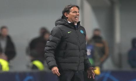 Pelatih Inter Milan, Simone Inzaghi.