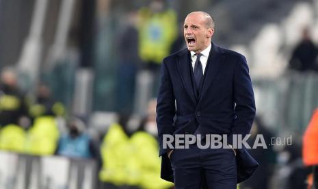 Pelatih Juventus, Massimiliano Allegri.