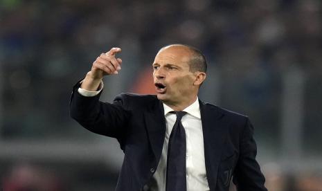 Pelatih Juventus, Massimiliano Allegri.