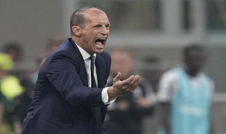 Pelatih Juventus, Massimiliano Allegri.