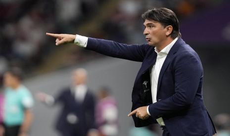 Pelatih timnas Kroasia, Zlatko Dalic.