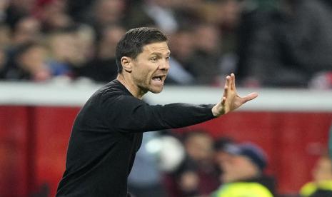  Pelatih kepala Bayer Leverkusen Xabi Alonso.