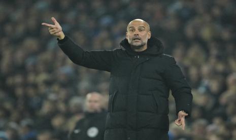 Pelatih kepala Manchester City Pep Guardiola