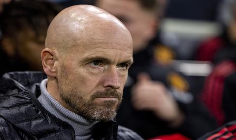 Pelatih Manchester United, Erik ten Hag.