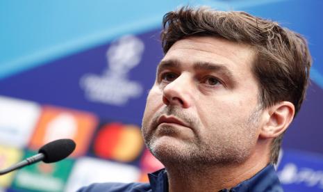 Pelatih Paris Saint-Germain (PSG) Mauricio Pochettino. Pochettino mengeklaim PSG sebagai salah satu favorit juara Liga Champions musim ini jelang laga babak 16 besar  vs Real Madrid, Rabu (16/2/2022) dini hari WIB.