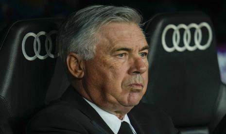 Pelatih Real Madrid Carlo Ancelotti.