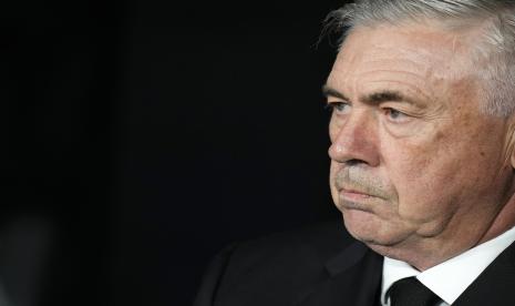 Pelatih Real Madrid, Carlo Ancelotti.