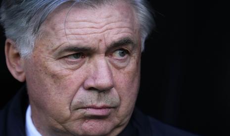 Pelatih Real Madrid, Carlo Ancelotti.