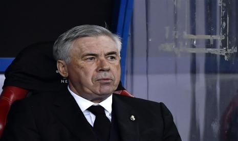 Pelatih Real Madrid, Carlo Ancelotti.