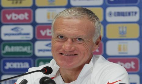 Pelatih timnas sepak bola Prancis Didier Deschamps.