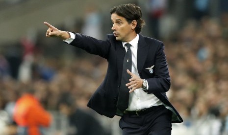 Pelatih Lazio Simone Inzaghi.