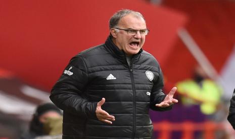 Pelatih Leeds United, Marcelo Bielsa.