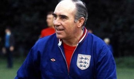 Pelatih legendaris Timnas Inggris, Sir Alf Ramsey.