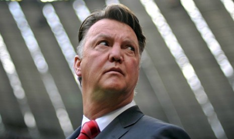 Pelatih Louis van Gaal.