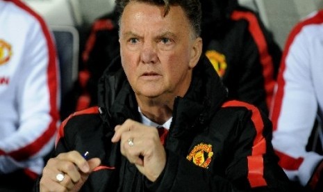 Pelatih Louis van Gaal.