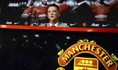 Pelatih Louis van Gaal.