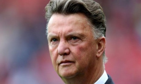 Pelatih Louis van Gaal.