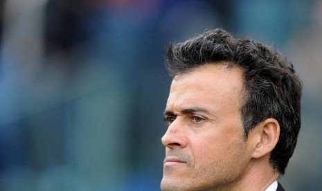 Pelatih Luis Enrique.