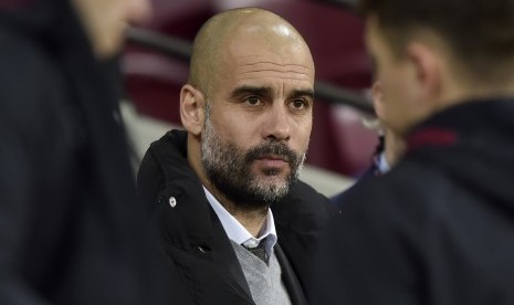 Pelatih Manchester City, Pep Guardiola.