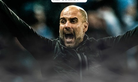 Pelatih Manchester City Pep Guardiola.