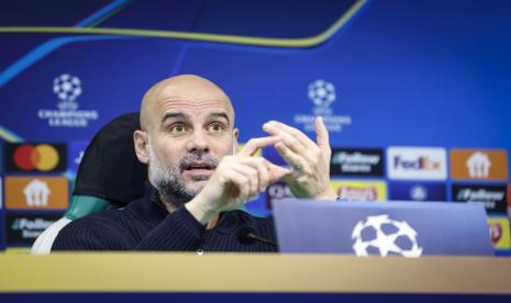 Pelatih Manchester City Pep Guardiola