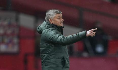 Pelatih Manchester United (MU) Ole Gunnar Solskjaer.