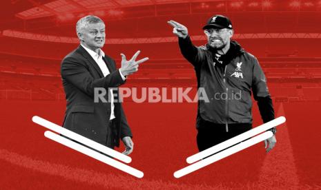 Pelatih Manchester United Ole Gunnar Solskjaer (kiri) dan pelatih Liverpool Juergen Klopp akan beradu taktik pada pertandingan babak keempat Piala FA, Senin (25/1) dini hari WIB