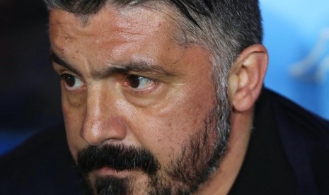 Pelatih Napoli Gennaro Gattuso