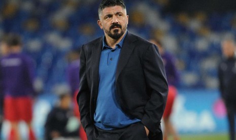 Pelatih Napoli Gennaro Gattuso