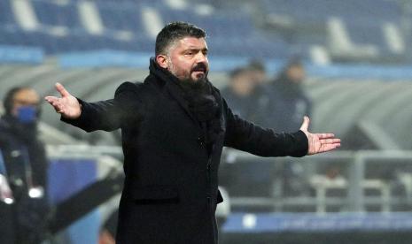 Pelatih Napoli, Gennaro Gattuso.