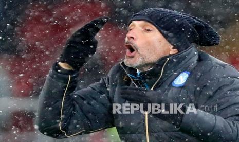 Pelatih Napoli Luciano Spalletti 