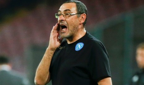 Pelatih Napoli Maurizio Sarri 