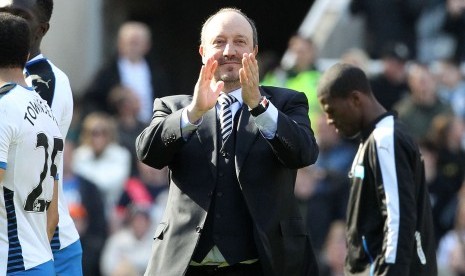 Pelatih Newcastle United, Rafael Benitez.