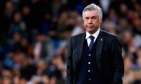 Pelatih Bayern Muenchen Carlo Ancelotti.