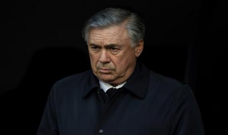 Pelatih Real Madrid Carlo Ancelotti.