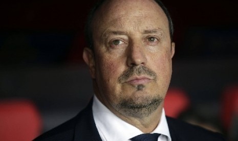 Pelatih Real Madrid Rafael Benitez.