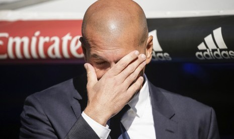 Pelatih Real Madrid Zenedine Zidane 