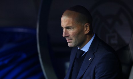 Pelatih Real Madrid, Zinedine Zidane.