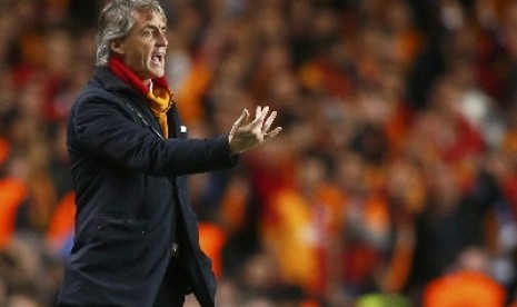 Pelatih Roberto Mancini.