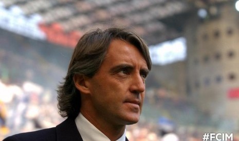 Pelatih Roberto Mancini.