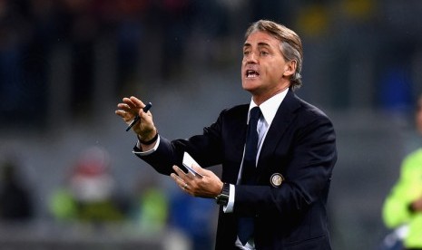 Pelatih Roberto Mancini.