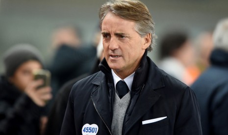 Pelatih Roberto Mancini.