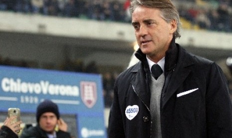 Pelatih Roberto Mancini.