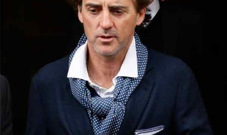 Pelatih Roberto Mancini.