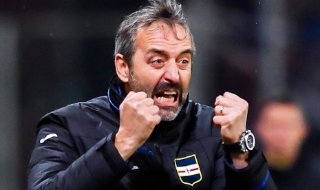 Pelatih Sampdoria Marco Giampaolo 