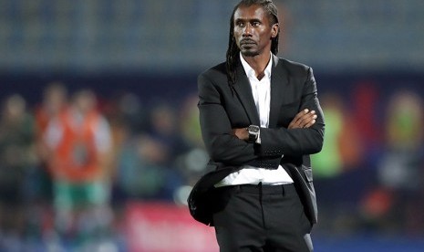 Pelatih Senegal Aliou Cisse.